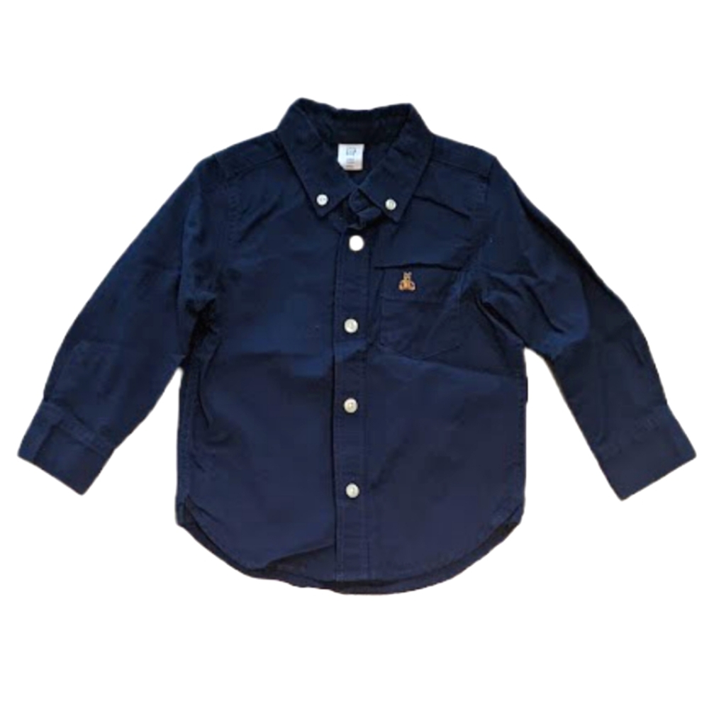 Classic Baby Gap Blue Oxford, Size 2T